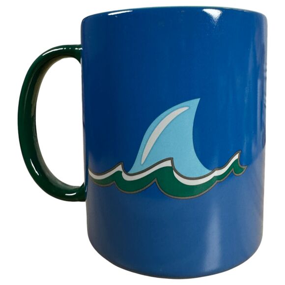 Disney Parks Finding Nemo Bruce Shark Pacific Fins Blue Green Mug - Picture 4 of 6